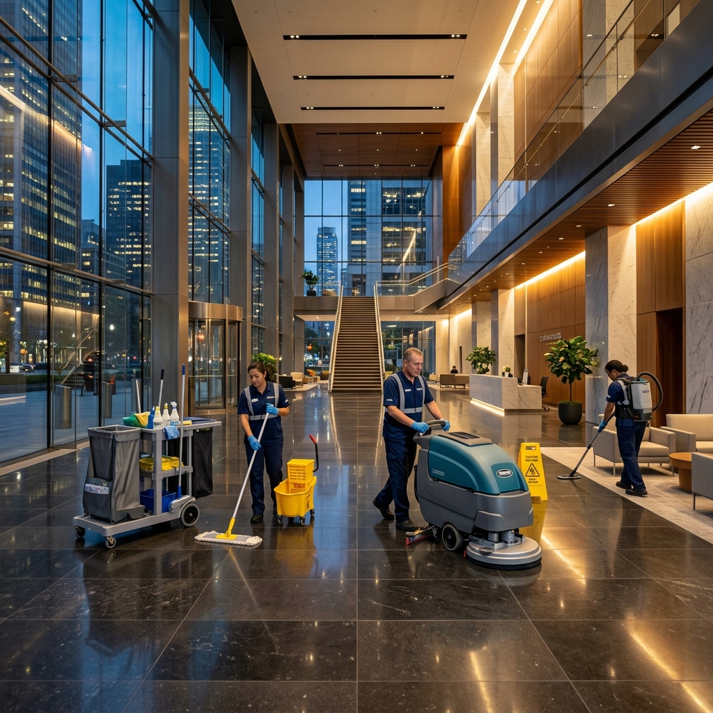 Commercial Janitorial industry scene