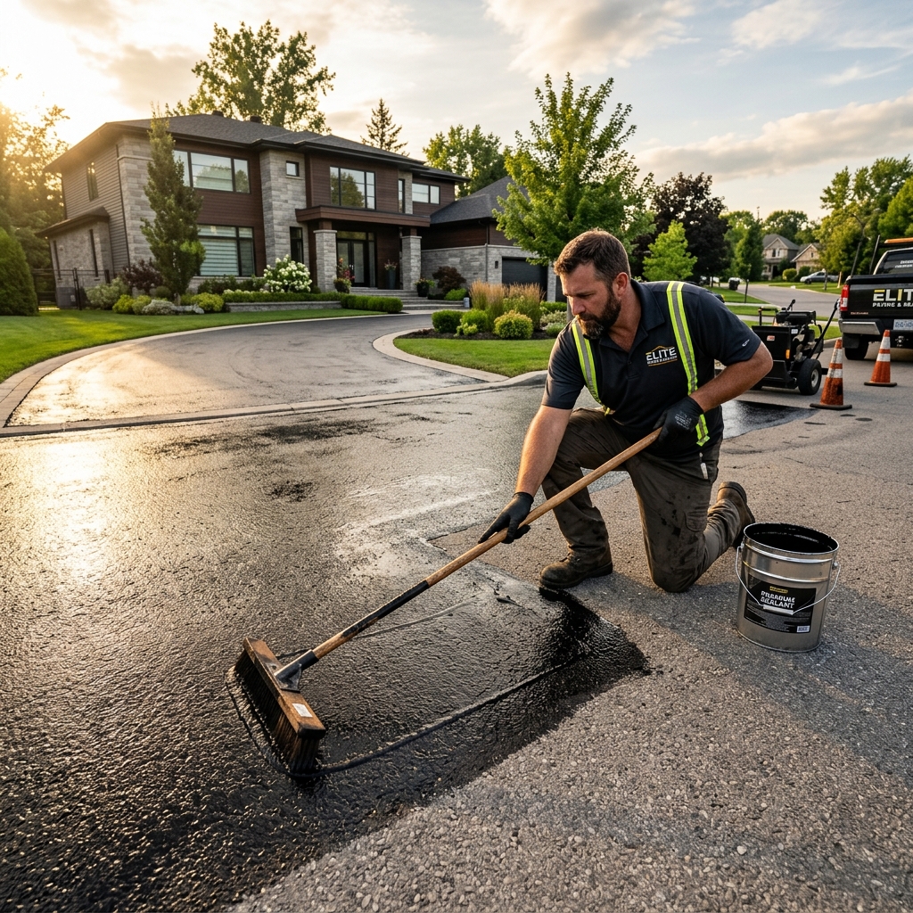 Driveway Sealing industry scene
