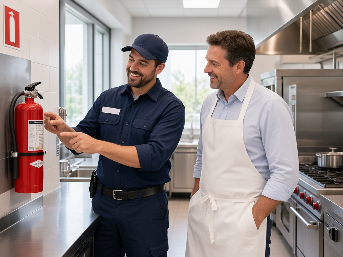 Fire Extinguisher Service industry scene