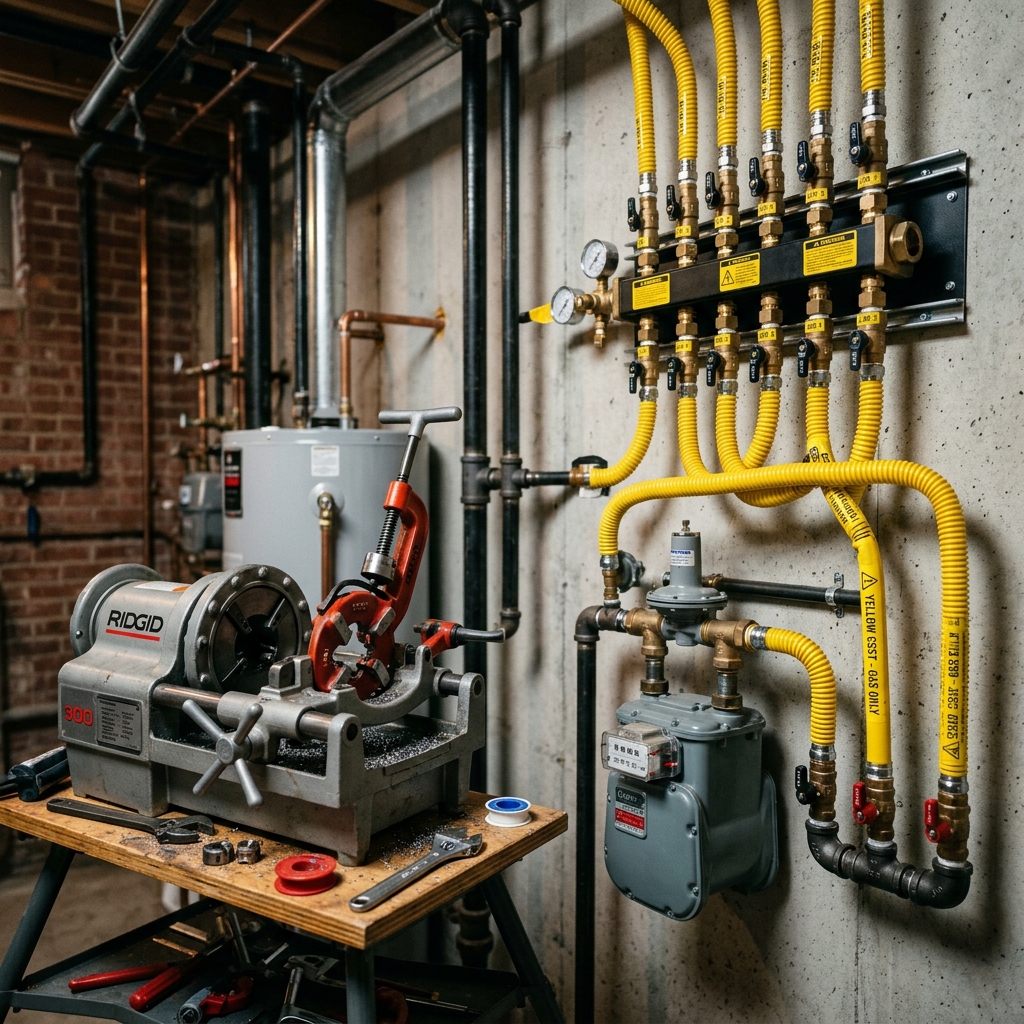 Gas Line Service industry scene
