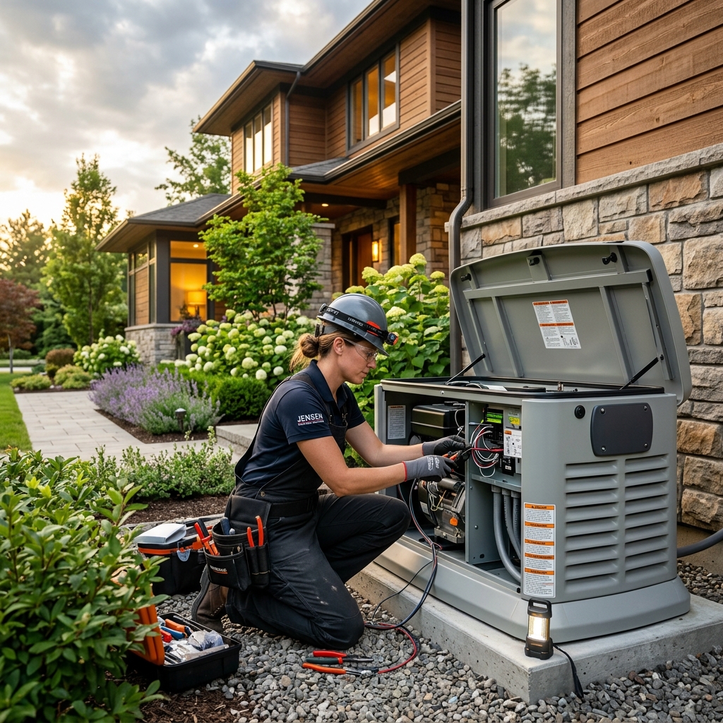 Generator Installation industry scene