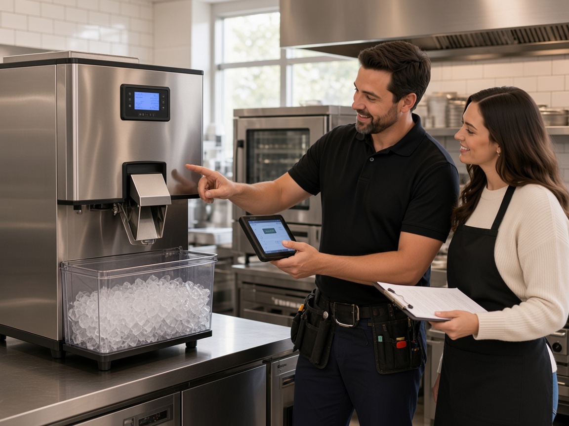 Commercial Ice Machine Service industry scene