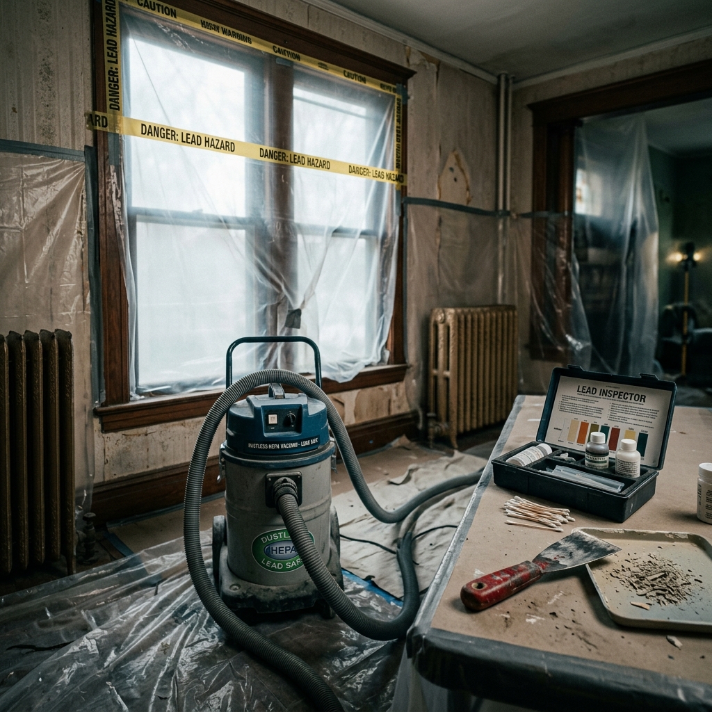 Lead Paint Removal industry scene