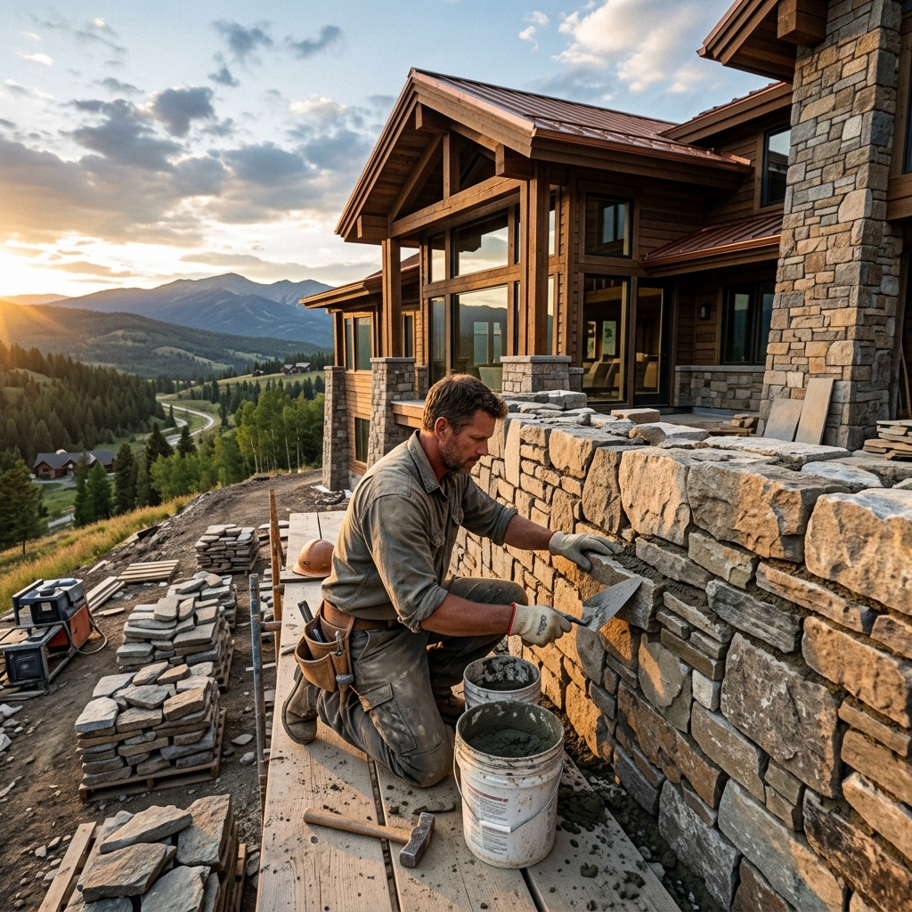 Masonry industry scene