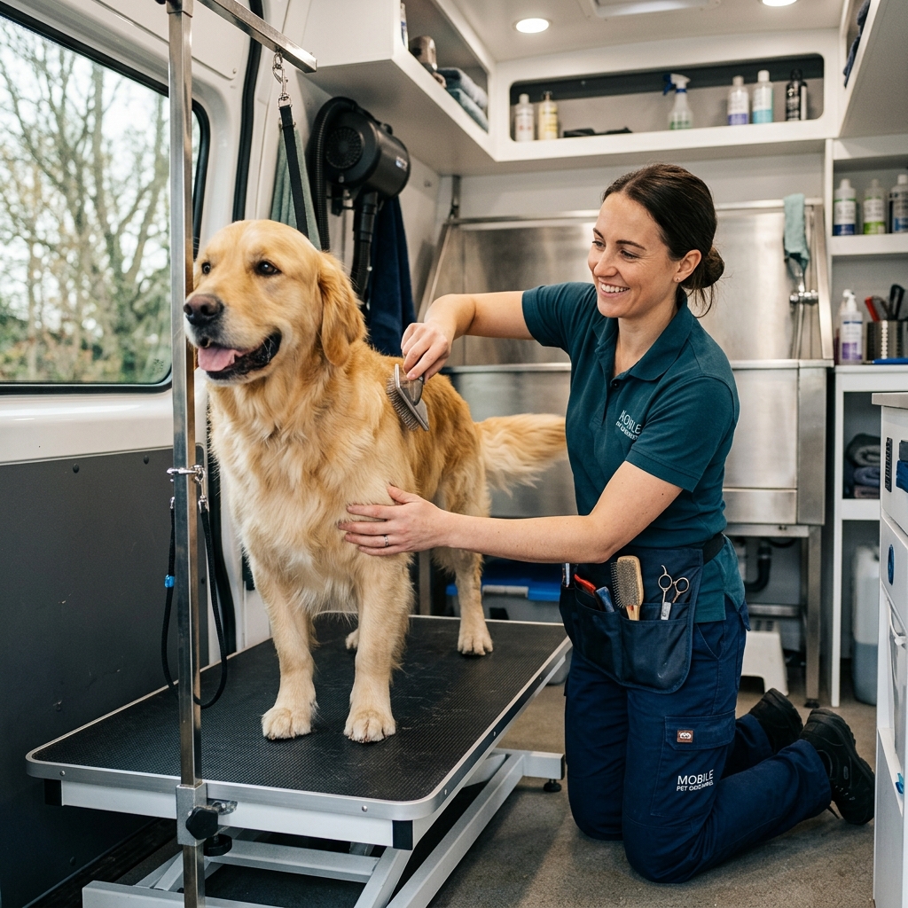 Mobile Pet Grooming industry scene