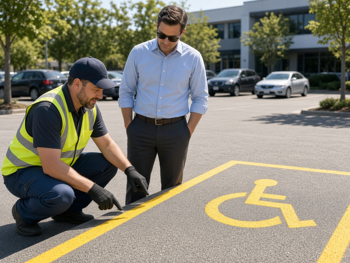 Parking Lot Striping industry scene
