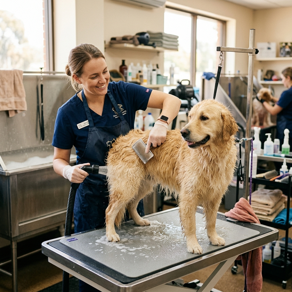 Pet Grooming industry scene