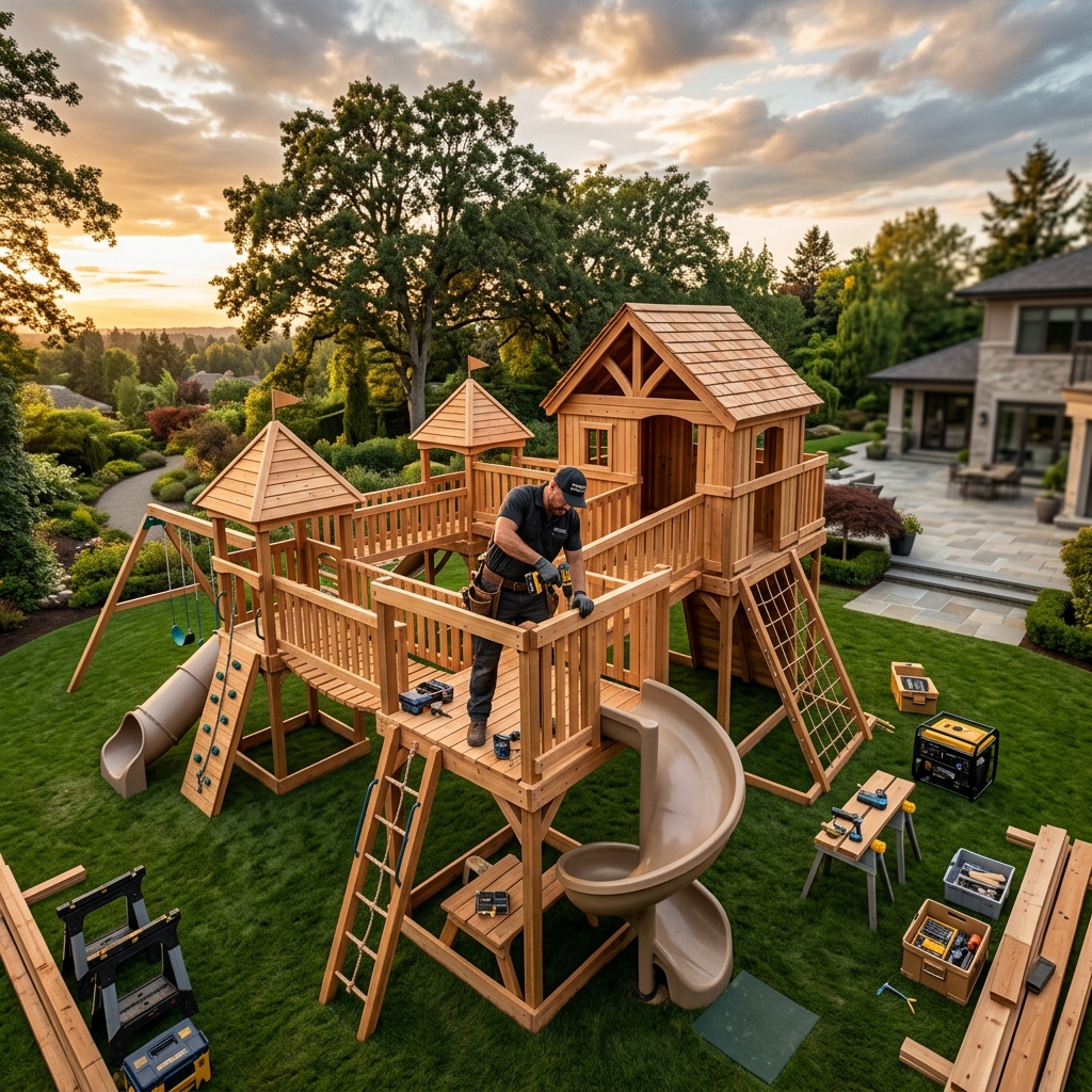 Playground Installation industry scene