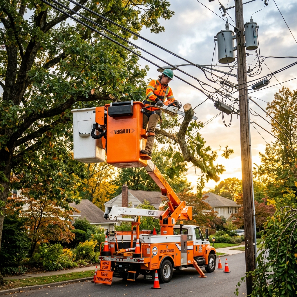 Power Line Trimming industry scene