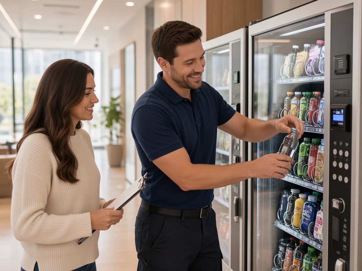 Vending Machine Service industry scene